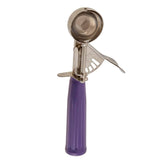 Cuchara Porcionadora de Helado N° 40 Acero Inoxidable Mango Morado 26 ml Dechef