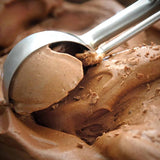 Cuchara Porcionadora de Helado N° 06 Acero Inoxidable Mango Blanco 138 ml Dechef