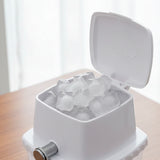 Picadora Hielo Manual Base Succión Acero 1,5 Litros Dechef