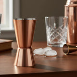 Jigger Medidor Doble Trago Acero Cobre 30/60 ml Dechef