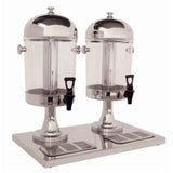 Dispensador de Jugo Doble Acero Inoxidable y Plástico 16 L Dechef