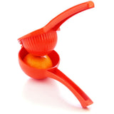 Exprimidor de Limón Manual Aluminio Esmaltado Rojo 24 cm Dechef