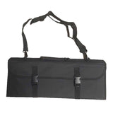 Estuche Porta Cuchillos Nylon Negro 10 Espacios 49,5 x 16 x 5,5 cm Dechef
