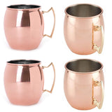 Mug Moscow Mule Cobre 398 ml Dechef (Set 4 Piezas)