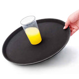 Bandeja Garzón Antideslizante 40 cm Negra Dechef