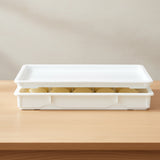 Caja para Fermentación de Masa de Pizza Policarbonato Blanco 60 x 40 x 7,5 cm con Tapa Dechef