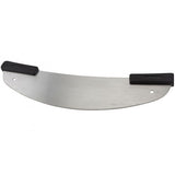 Cuchillo Cortador de Pizza Doble Mango Acero Inoxidable 50 cm Dechef