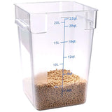 Contenedor Graduado Policarbonato sin Tapa 20,8 Litros 22 Qt Dechef