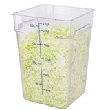 Contenedor Graduado Policarbonato sin Tapa 20,8 Litros 22 Qt Dechef