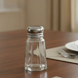 Salero Vidrio Tapa Acero 30 ml Dechef (Set 12 Piezas)