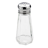 Salero Vidrio Tapa Acero 89 ml Dechef (Set 12 Piezas)