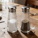 Salero Vidrio Tapa Acero 89 ml Dechef (Set 12 Piezas)