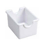 Porta Azúcar Plástico Blanco Dechef (Set 12 Piezas)