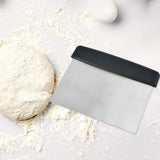Raspador Cortador de Masa Acero Inoxidable Mango Plástico 15 x 7 cm Dechef