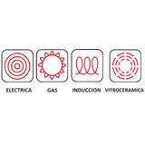 Fondo Acero Inoxidable Triple Base 32 cm 24 Lt Pujadas