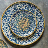 Set Vajilla Porcelana Aspecto Oriental 24 Piezas Alhambra Bonna