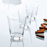 Vaso Café Vidrio Templado Colombia 110 ml Vicrila (Set 12 Piezas)