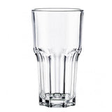 Vaso Alto Vidrio Siena Apilable 485 ml Apto Microondas Set 12 Piezas Vicrila
