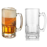 Schop Jarro Cervecero Vidrio 1 Litro Vicrila (Set 2 Piezas)