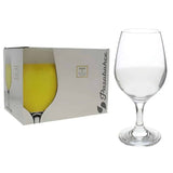 Copa Cerveza Vidrio Templado Amber 395 ml Pasabahce (Set 6 Piezas)