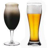 Set Copa Cerveza Craft 410 ml + Garza 415 ml Vidrio Pasabahce