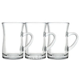 Taza de Vidrio Templado Mila 150 ml Set 3 Piezas Pasabahce