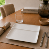 Plato Bajo Porcelana Blanca 27x32 cm Api Guy Degrenne