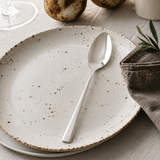 Cuchara de Postre Acero Inoxidable 18/10 Brillo Espejo 17-18 cm Set 12 Piezas Ainhoa Idurgo