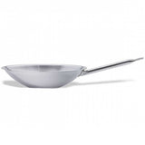 Wok Acero Inoxidable Aluminio 5 Capas Inducción Fondo Plano 36 cm Pujadas
