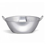 Caldero Fondo Plano Acero Inoxidable 40 cm 13 Lt Pujadas