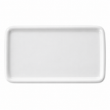 Bandeja Rectangular Porcelana Blanca 31x15 cm Stratus