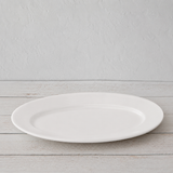 Fuente Oval Porcelana Blanca 29x18.5 cm Convencional Schmidt