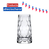Set 6 Piezas Vaso Alto Vidrio Leafy 450 ml Pasabahce