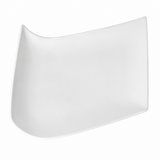 Plato Rectangular Loza Blanca 20x16 cm Stratus