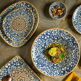 Plato Entrada Porcelana Aspecto Oriental 21 cm Alhambra Bonna