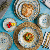 Plato Entrada Porcelana Mosaico 21 cm Luca Mosaic Bonna