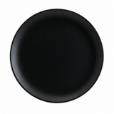 Plato Bajo Porcelana Negro Mate 30 cm Notte Bonna