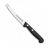 Cuchillo Queso Punta Horquilla Acero Inoxidable Mango POM Negro 13 cm Tres Claveles