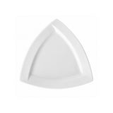 Plato Triangular Loza Blanca 20.5 cm Concerto Stratus