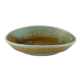 Plato Oval Porcelana Fina Rústica 14x12 cm Coral Bonna