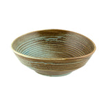 Bowl Porcelana Azul Agua con Dorado 19 cm 700 ml Coral Bonna