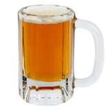Schop Jarro Cerveza Vidrio Paneled 296 ml Libbey (Set 12 Piezas)