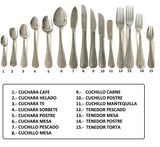Cuchillo de Postre Acero Inoxidable 18/10 21 cm Set 12 Piezas Avalon