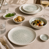 Plato Bajo Porcelana Blanca 28 cm Lunar Bonna
