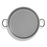 Paellera Acero Pulido 55 cm 16 Porciones La Valenciana Vaello