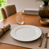Plato Bajo Porcelana Marfil 27 cm Loop Bonna