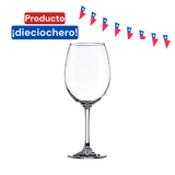 Set 6 Piezas Copa de Vino Pinot Vidrio 580 ml Altura 23 cm Vicrila