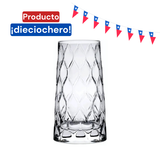 Set 6 Piezas Vaso Alto Whisky Vidrio Templado Leafy 345 ml Pasabahce