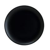 Plato Porcelana Negro Mate 23 cm Notte Bonna