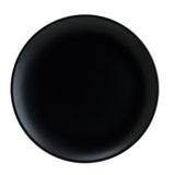 Plato Porcelana Negro Mate 27 cm Notte Bonna